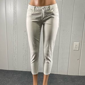 * Aeropostale Women’s White Lola Cropped Jeggings Sz 13/14